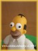 Homer Simpson -detail obličeje